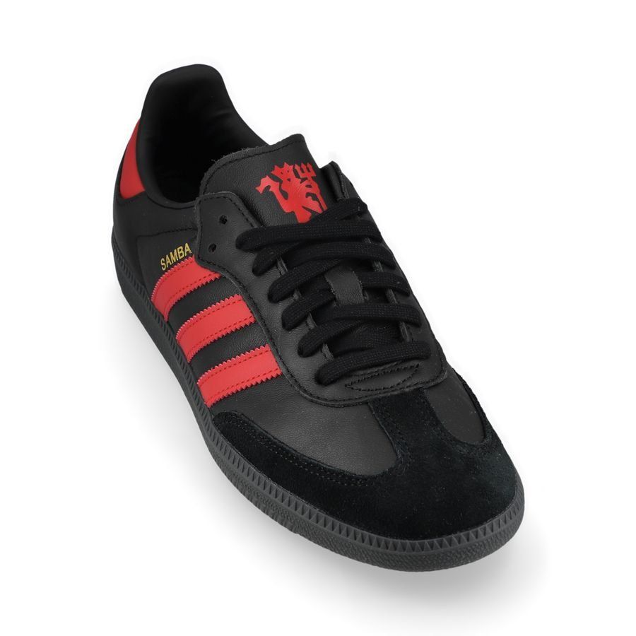 adidas Samba Manchester United - Core Black/Mufc Red - Men's-SoccerKits Hub | Buy Soccer Jerseys Online